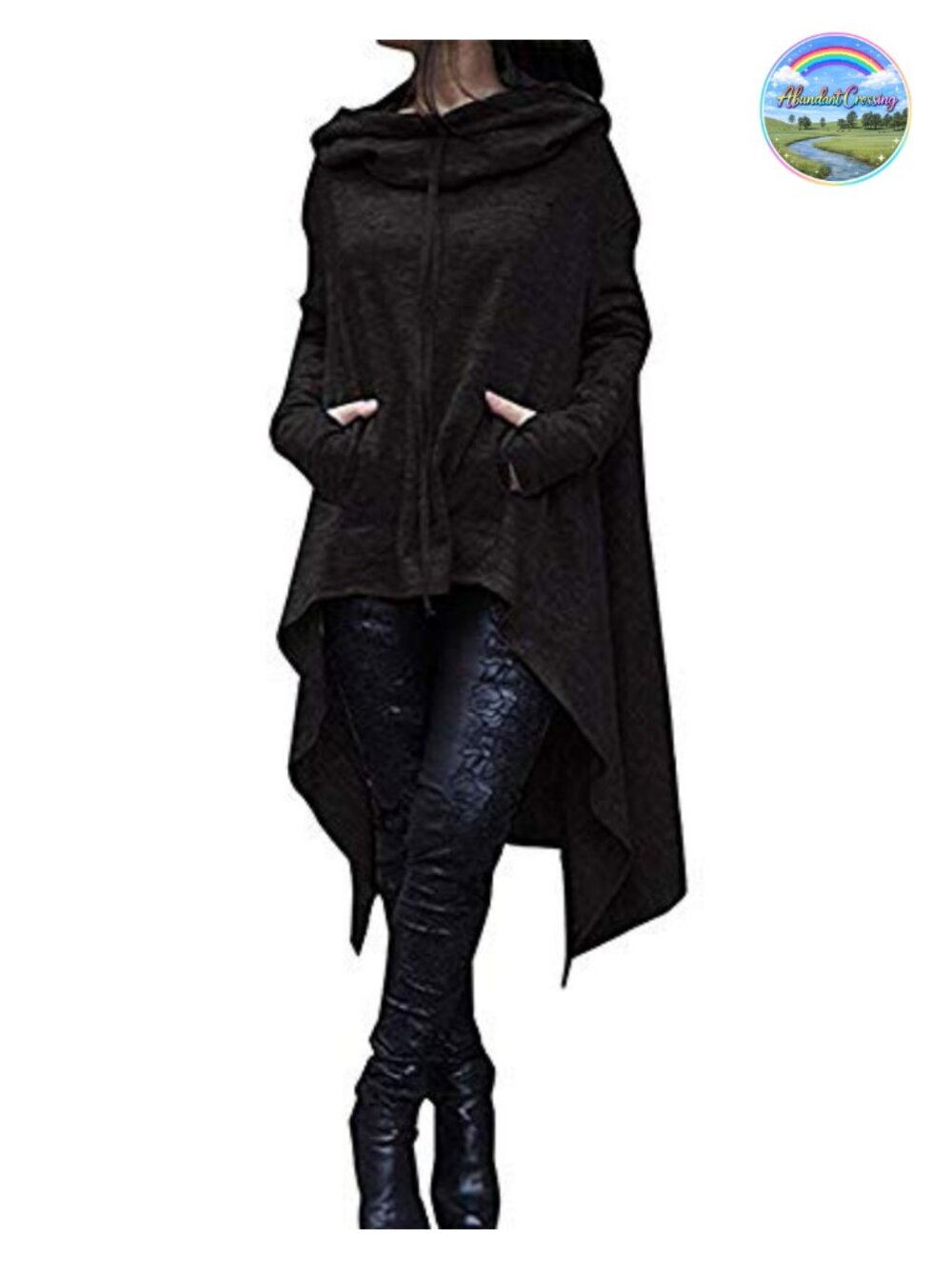 Women Oversized Pullover Hoodie Dress Long Sleeve Tunic Sweatshirt